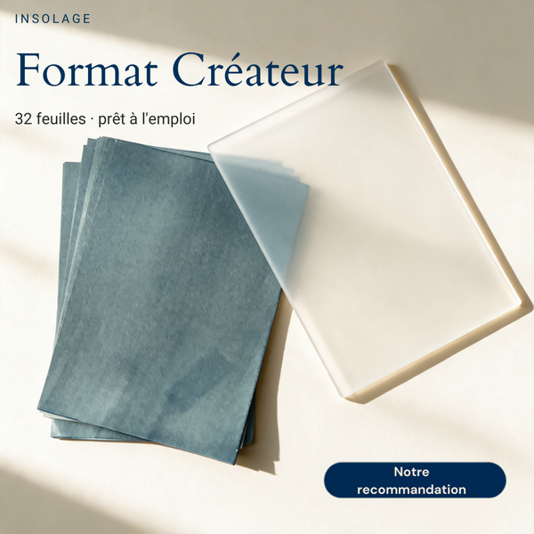 Le Kit d'Insolage Cyanotype - Format Essentiel