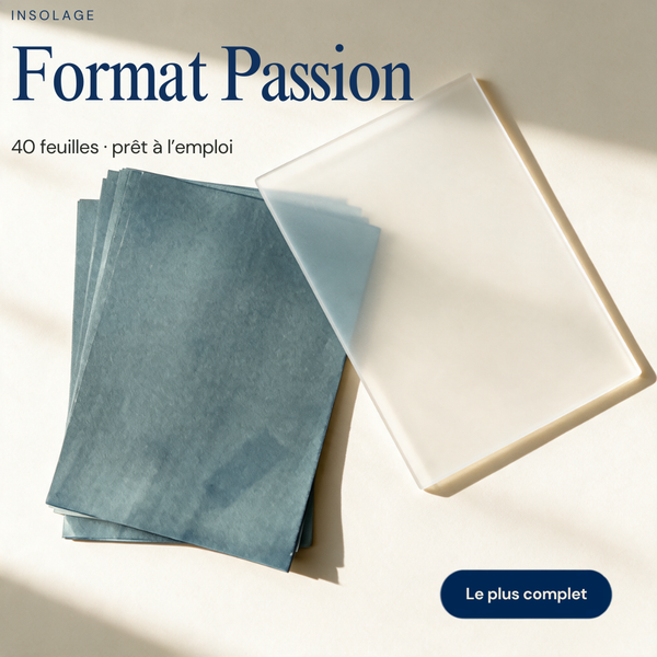Le Kit d'Insolage Cyanotype - Format Passion